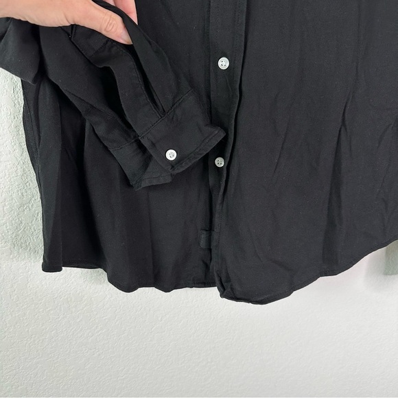 Frank & Eileen Black Button-Down Lab Tee Black SZ L - Picture 3 of 6